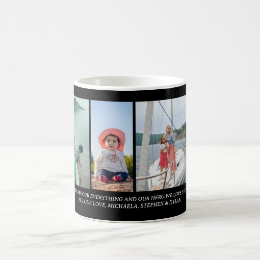 Custom Photo & Personal Message Mother’s Day Gift  Kaffeetasse (Mittel)