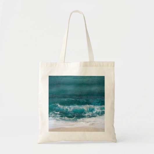 Custom Photo Personalized  Beach Tote Bag Tragetasche (Vorne)