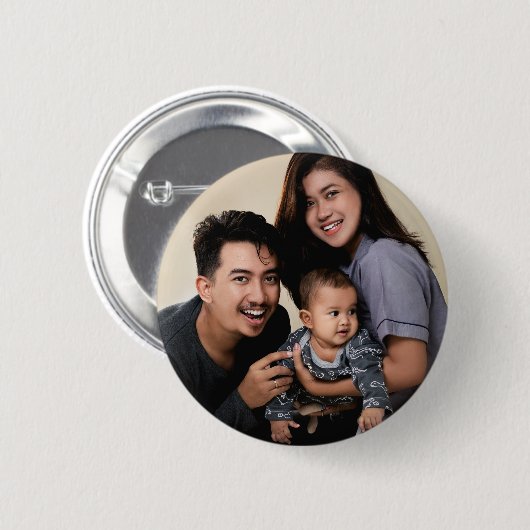Custom Photo Personalized Button (Vorne & Hinten)