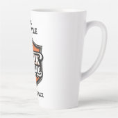 Custom Photo Personalized Job Title & Workplace  Milchtasse (Rechts)