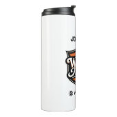 Custom Photo Personalized Job Title & Workplace  Thermosbecher (Nach links gedreht)