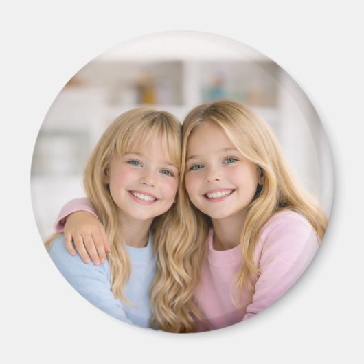 Custom Photo Personalized Refrigerator Magnet (Vorne)