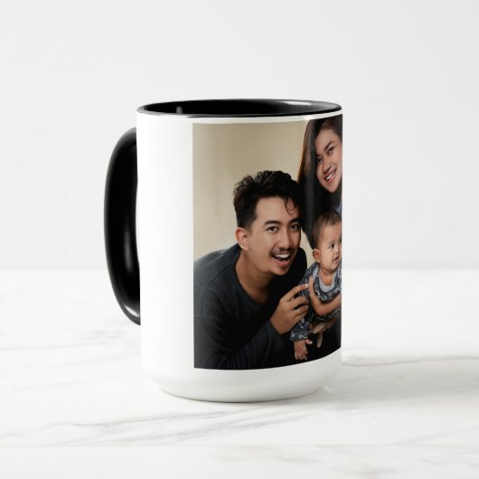 Custom Photo Personalized Tasse (Vorderseite Links)