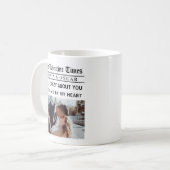 Custom Photo – Personalized “Valentines Times Gift Kaffeetasse (Vorderseite Links)