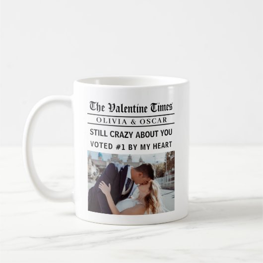 Custom Photo – Personalized “Valentines Times Gift Kaffeetasse (Links)