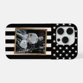 Custom Photo Phone Case, USA Flag Patriotic iPhone Hülle (Rückseite (Horizontal))