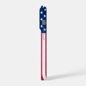 Custom Photo Phone Case, USA Flag Patriotic iPhone Hülle (Linke Seite)
