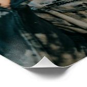 Custom Photo  Poster (Ecke)