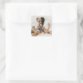 Custom Photo Quadratischer Aufkleber (Tasche)
