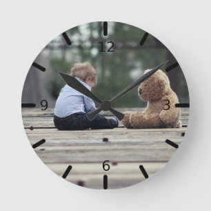 Custom Photo Runde Wanduhr