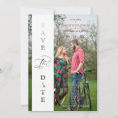 Custom Photo Script Cut Paper Effect Wedding (Vorderseite)