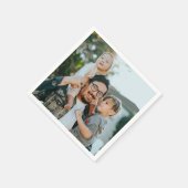 Custom Photo  Serviette (Ecke)