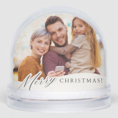 Custom Photo Snow Globe Schneekugeln (Vorderseite)