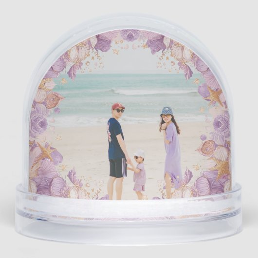 Custom Photo Snow Globe shells– Personalized Gift Schneekugeln (Vorderseite)