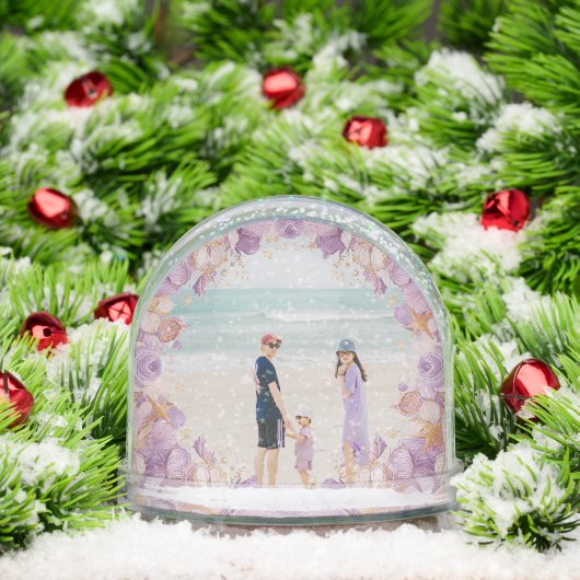Custom Photo Snow Globe shells– Personalized Gift Schneekugeln (Weihnachten)