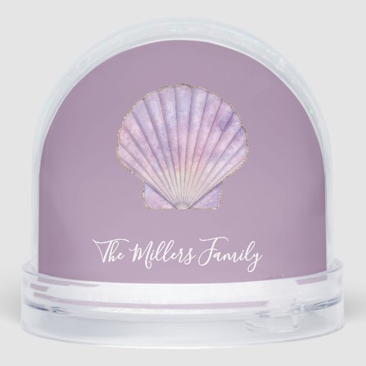 Custom Photo Snow Globe shells– Personalized Gift Schneekugeln (Rückseite)