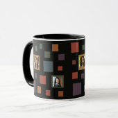 Custom Photo Squares Tasse (Vorderseite Links)