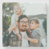 Custom Photo  Steinuntersetzer (Vorderseite)