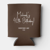 Custom Photo Template Birthday Party Favor Dosenkühler (Vorderseite)