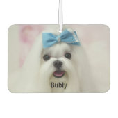 Custom Photo Text Logo Personalized Branding  Autolufterfrischer (Vorderseite)