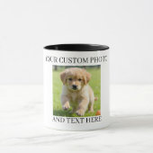 Custom Photo & Text Mug Personalized Gift Coffee Tasse (Zentrum)