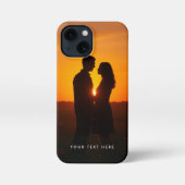 Custom Photo Text Phone Case iPhone Hülle (Rückseite)