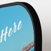 Custom Photo Text Pickleball Paddle Your Memories (Linke Seite)