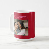 Custom Photo & Text Romantic Gift - Personalized  Kaffeetasse (Vorderseite Links)
