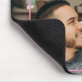 Custom Photo & Text Romantic Gift - Personalized  Mousepad (Ecke)
