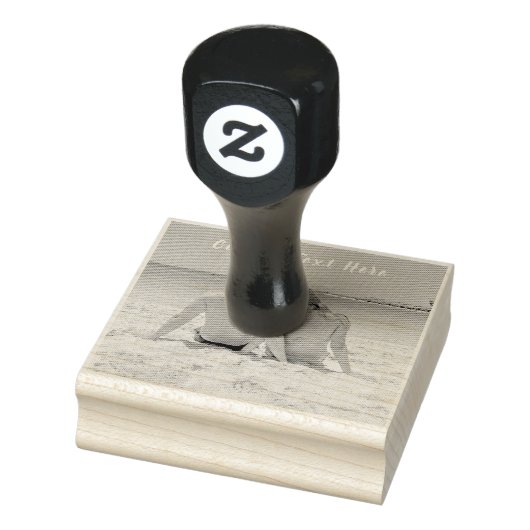 Custom Photo Text Stamp Your Favorite Photos Love Gummistempel (Stempel)