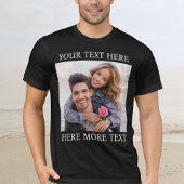 Custom Photo & Text T-Shirt