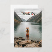 Custom photo thank you cards with envelopes dankeskarte (Vorne/Hinten)