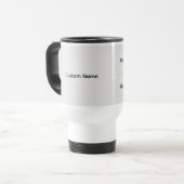 Custom Photo Thermal Mug – Personalized Name Gift Reisebecher (Vorderseite Links)