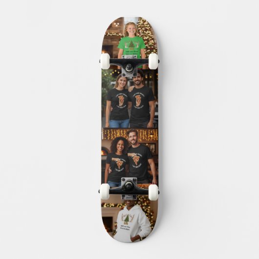 Custom Photo Upload Skateboard Personalized Design (Vorderseite)