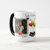 Custom Photo Valentines Coffee Mugs Online Dating Verwandlungstasse (Vorderseite Links)