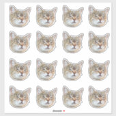 Custom Photo Waterproof Vinyl  Aufkleber (Blatt)