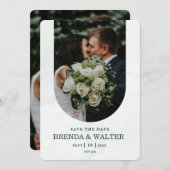 Custom photo wedding einladung (Vorne/Hinten)