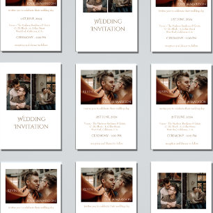 Custom Photo Wedding Invitation Einladung