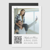 Custom Photo Wedding Save the Date magnet (Vorne/Hinten)