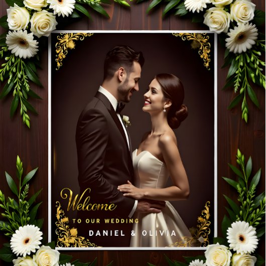 Custom Photo Wedding Welcome Sign Foam Board Acrylschild