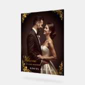 Custom Photo Wedding Welcome Sign Foam Board Acrylschild (Winkel)