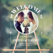 Custom Photo Welcome for Reception Acrylschild (Neutral)