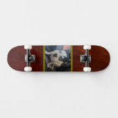 Custom Photo Wood Look Unisex Skateboard (Horizontal)