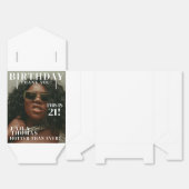 Custom Photos Birthday Party Magazine Cover Geschenkschachtel (Ungefaltet)