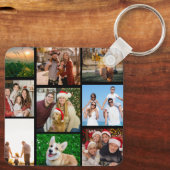 Custom Photos Keychains, Double Sided 9 Photos Schlüsselanhänger (Rückseite)