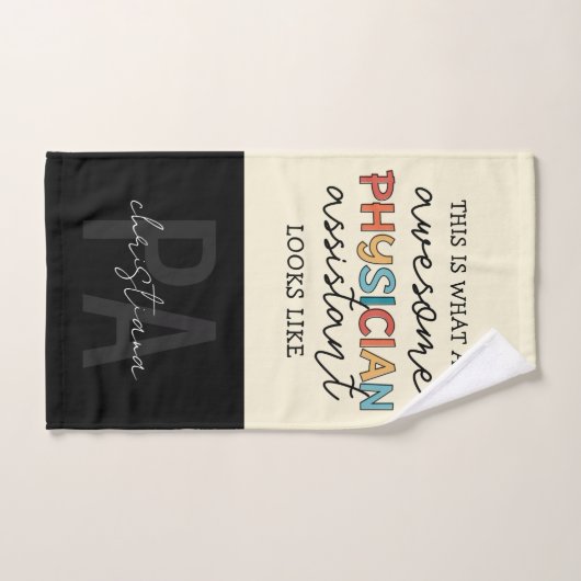 Custom Physician Assistant Funny Phantastisch PA G Handtuch (Handtuch)