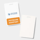 Custom Physician Assistant Recognition Companion Ausweis (Vorder- & Rückseite)
