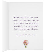 Custom Pic Thankful for My Mama Mother’s Day Card (Innen (Rechts))