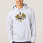 Custom Pickleball Hoodie - Mit Monogramm Name (Vorderseite)