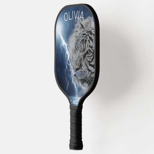 CUSTOM PICKLEBALL PADDLE TIGER MIT STORMSCHUTZKLOU (Links)